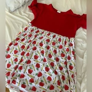 Apple school dress